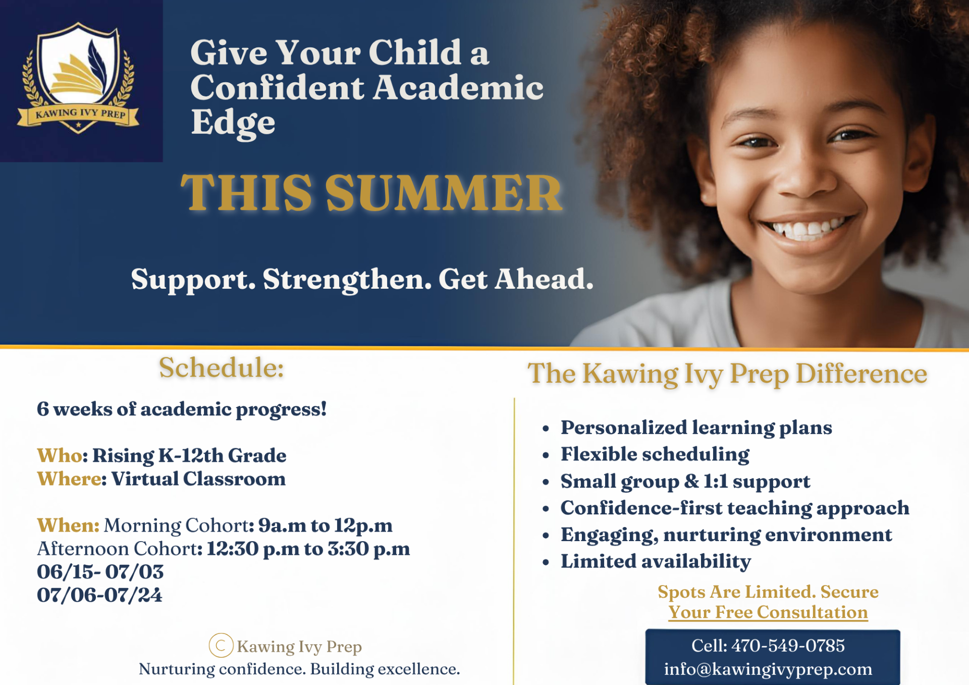 Kawing Ivy Prep Summer Enrichment Program Flyer